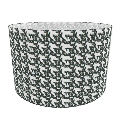 Brown and Dark Green Pattern Lamp Shade