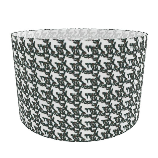 Brown and Dark Green Pattern Lamp Shade