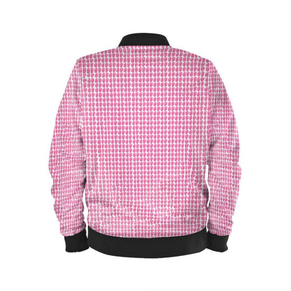 Pink Pebbles Ladies Bomber Jacket