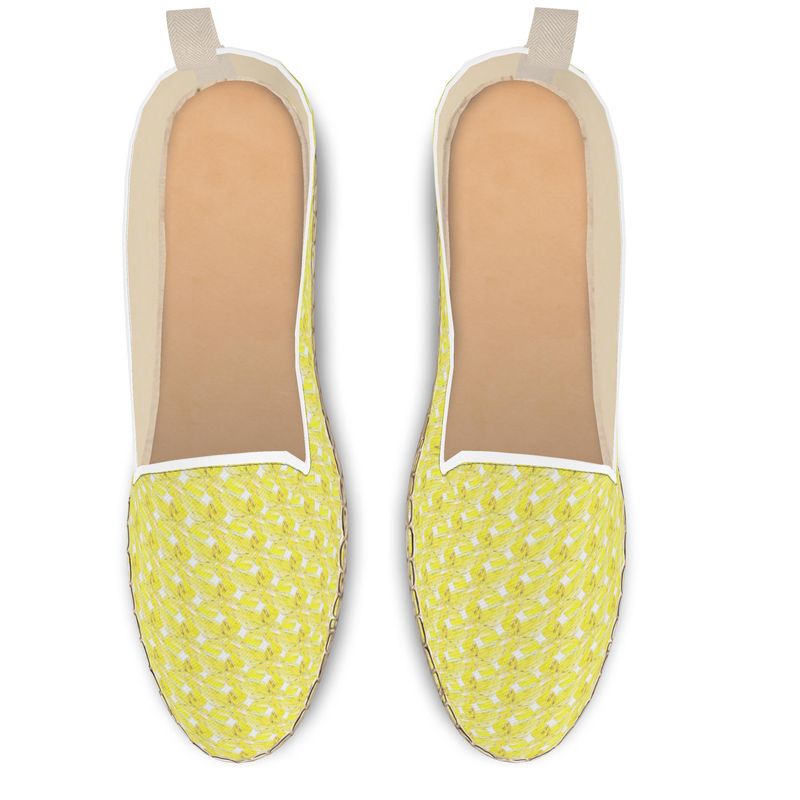 Yellow xoxo style Loafer Espadrilles