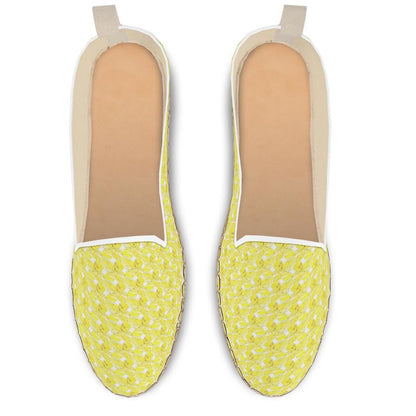 Yellow xoxo style Loafer Espadrilles