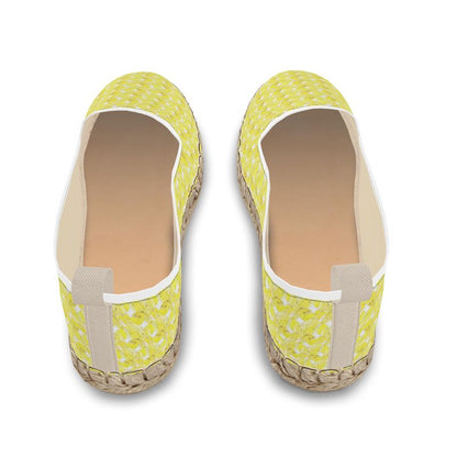 Yellow xoxo style Loafer Espadrilles