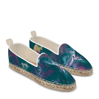 'Floral Utopia' Loafer Espadrilles