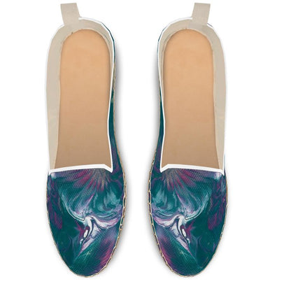 'Floral Utopia' Loafer Espadrilles