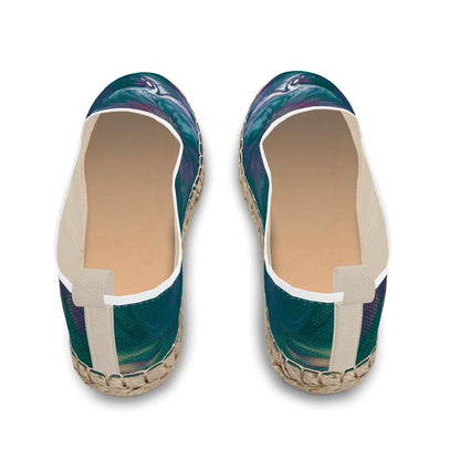 'Floral Utopia' Loafer Espadrilles
