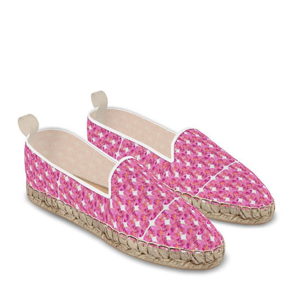 Pink xoxo style Loafer Espadrilles