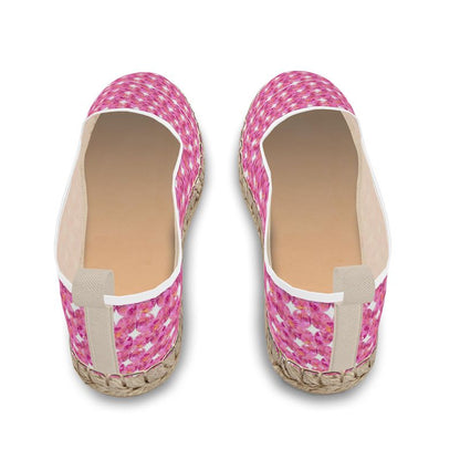 Pink xoxo style Loafer Espadrilles