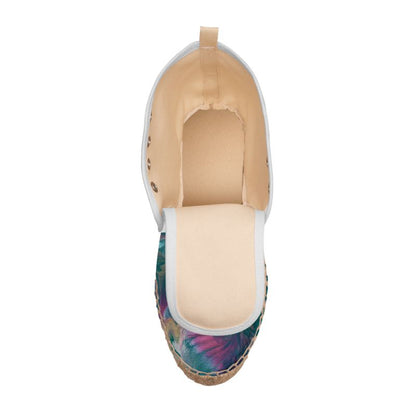 'Floral Utopia' High Top Espadrilles