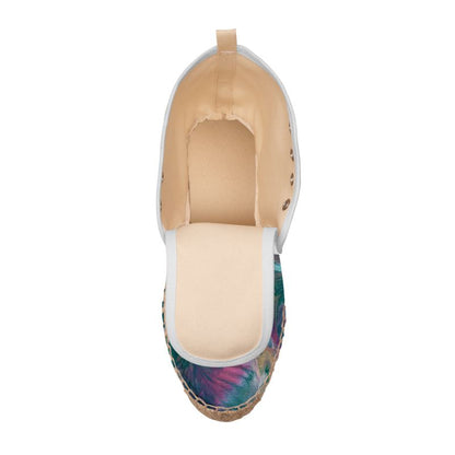 'Floral Utopia' High Top Espadrilles