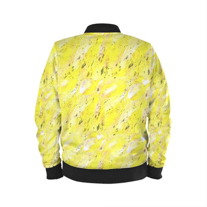 'Citrus Camouflage' Men's Bomber Jacket