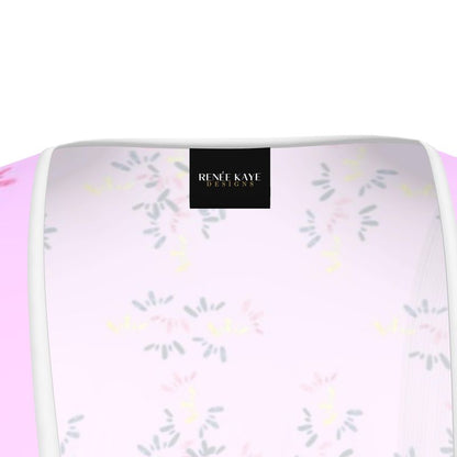 Purple Tea Dress with colourful patterns