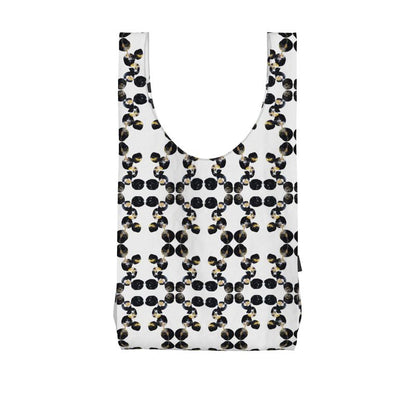 Black Marbles Design Shopping Tote Bag