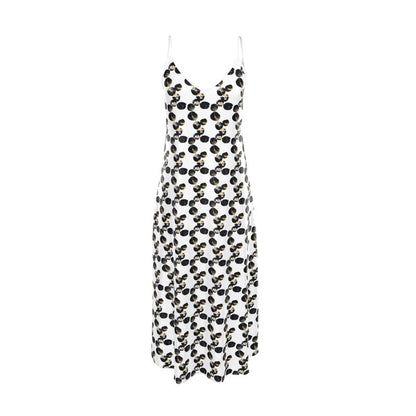 'Black Marbles' Slip Dress