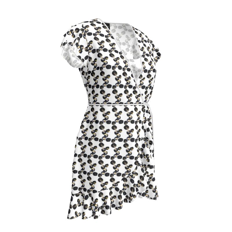 'Black Marbles' Tea Dress