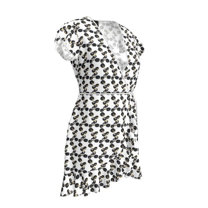 'Black Marbles' Tea Dress