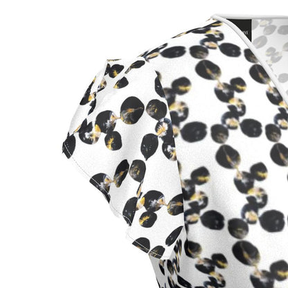 'Black Marbles' Tea Dress