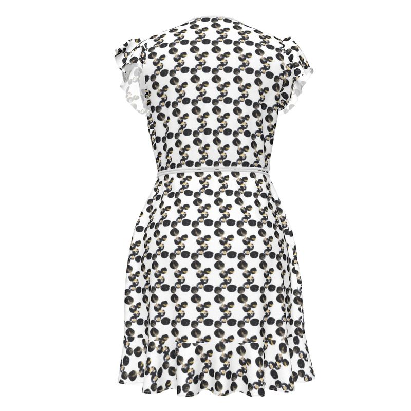 'Black Marbles' Tea Dress
