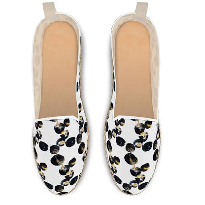 'Black Marbles' Loafer Espadrilles