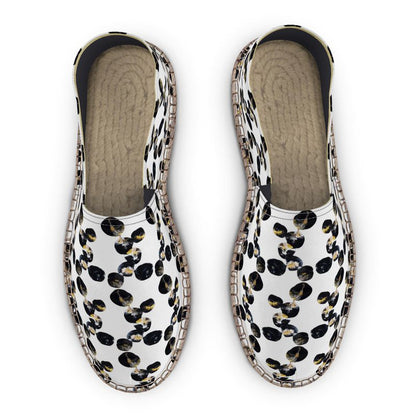 'Black Marbles' Espadrilles