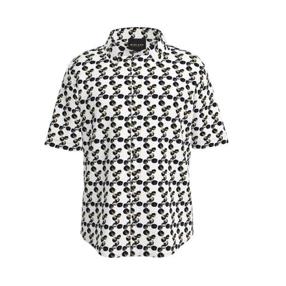 'Black Marbles' Short Sleeved Shirt