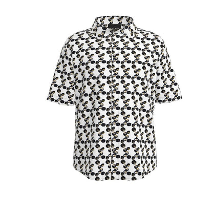 'Black Marbles' Short Sleeved Shirt