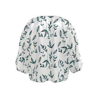 Botanical Design Kimono Jacket