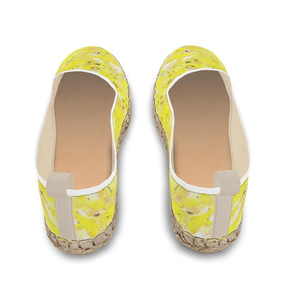 'Citrus Camouflage' Loafer Espadrilles