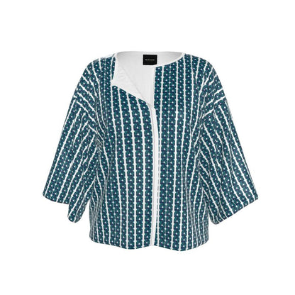 Teal XOXO Style Kimono Jacket