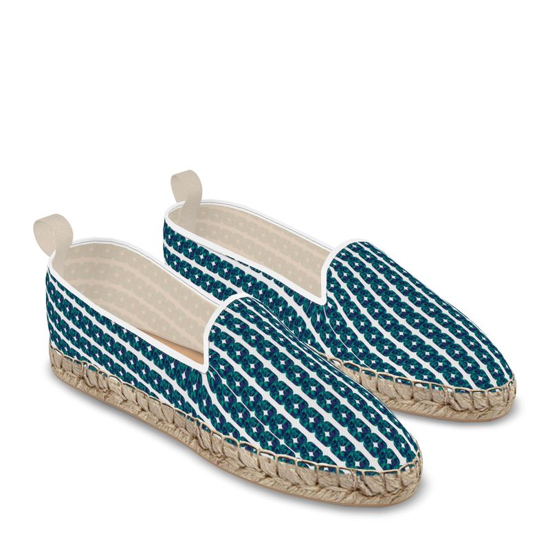 Teal xoxo Loafer Espadrilles