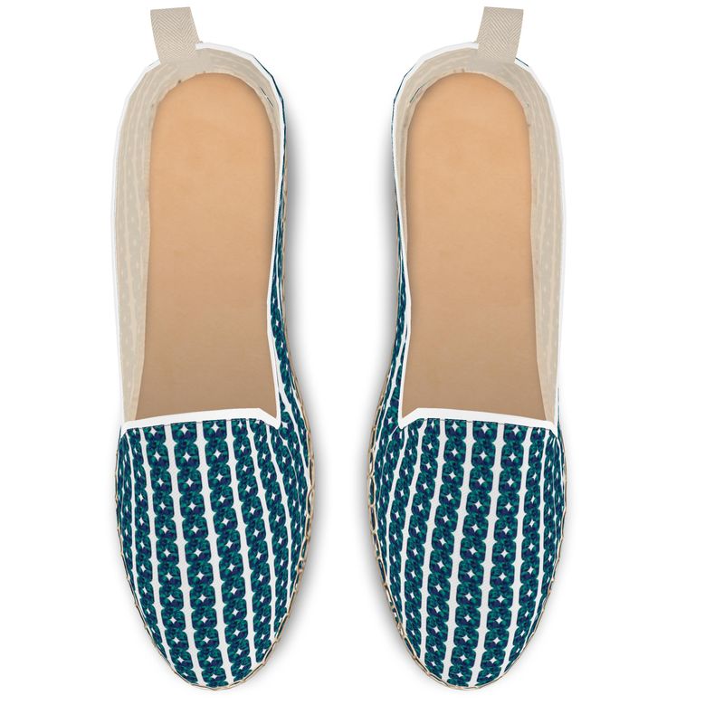 Teal xoxo Loafer Espadrilles