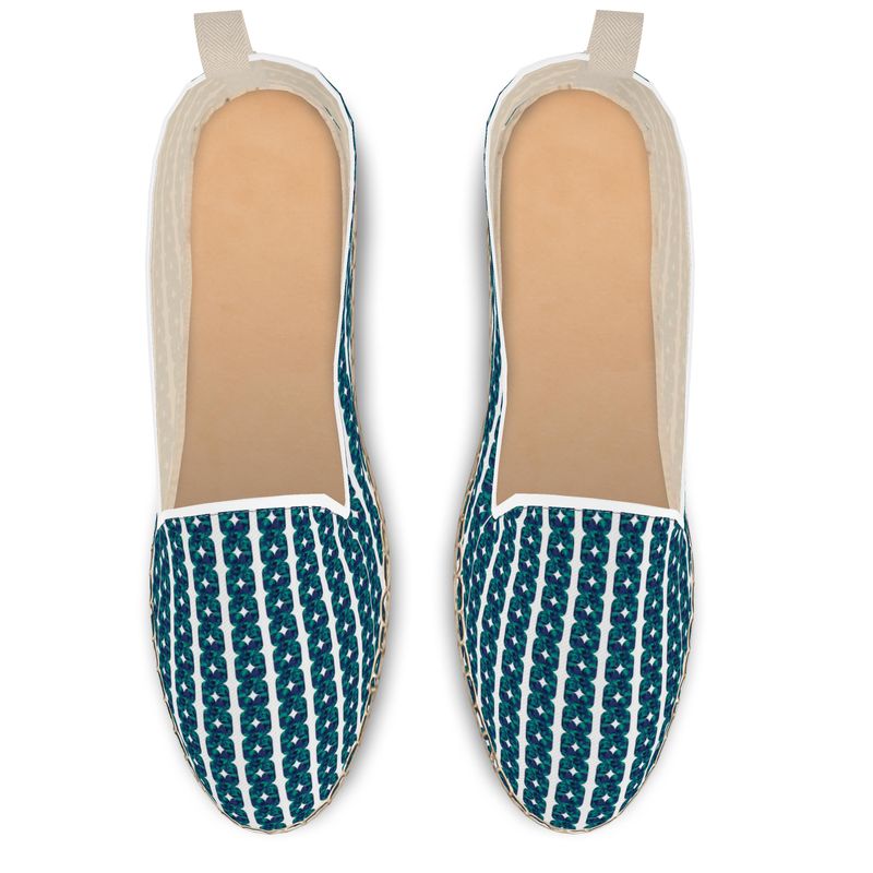 Teal xoxo Loafer Espadrilles