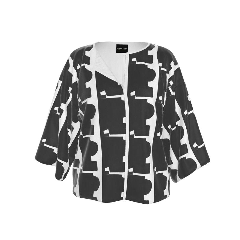 Black Solitude Kimono Jacket