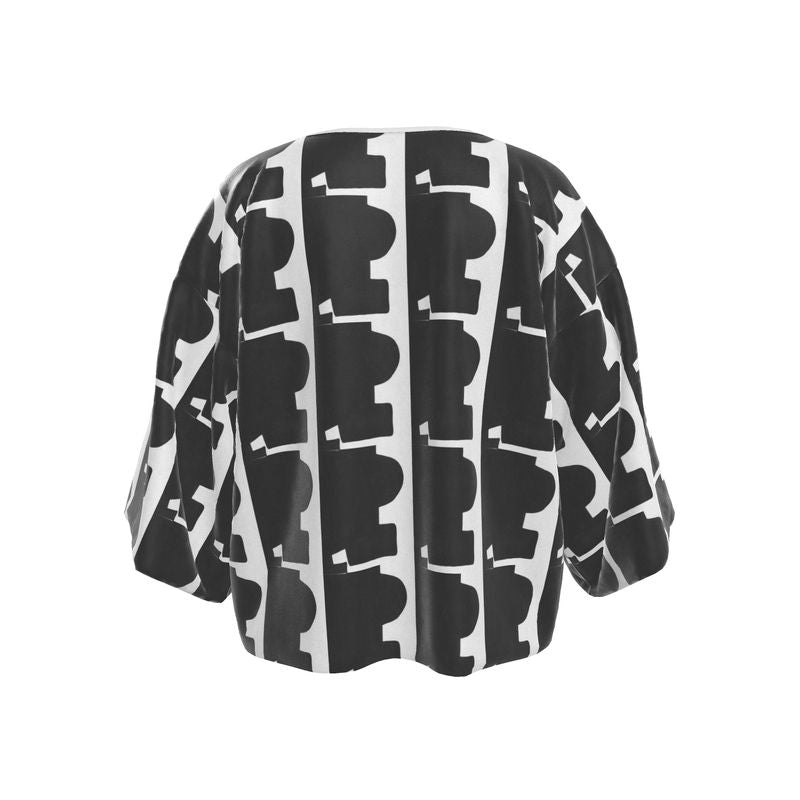 Black Solitude Kimono Jacket