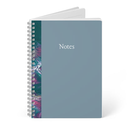 'Floral Utopia' Wirobound Softcover Notebook, A5