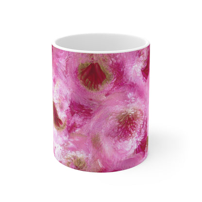 'Petunias' Abstract Mug 11oz
