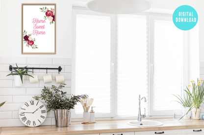 Home Sweet Home Wall Print | Digital Download