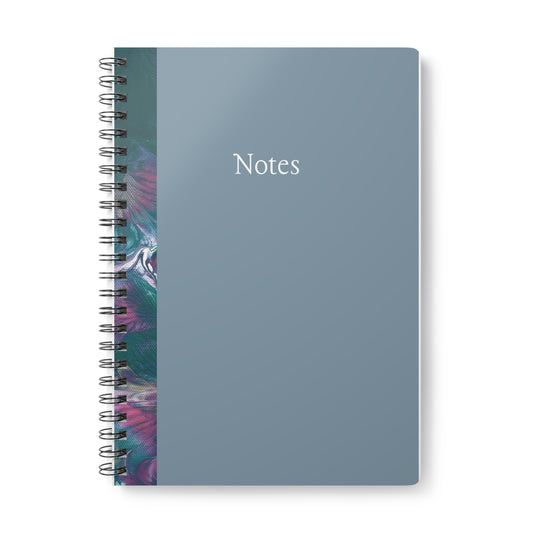 'Floral Utopia' Wirobound Softcover Notebook, A5