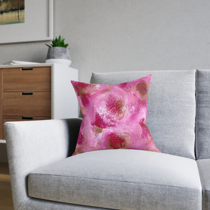 'Petunias' Cushion / Square Pillow