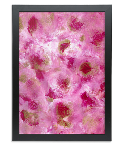 'Petunias' Framed A3 Abstract Giclée Fine Art Print