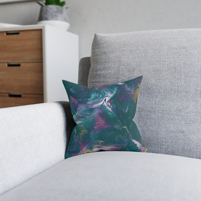 'Floral Utopia' Cushion / Square Pillow