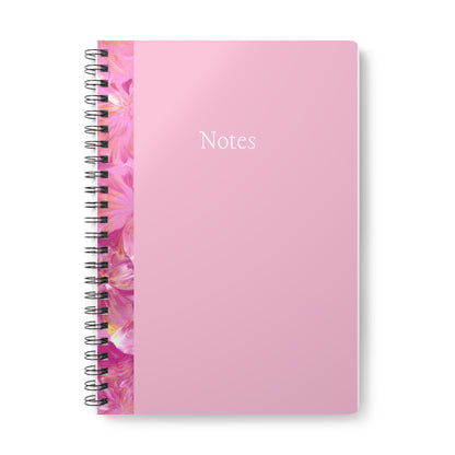 'Summer Blooms' Wirobound Softcover Notebook, A5