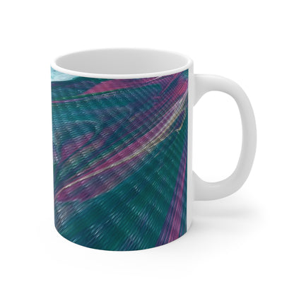 'Futuristic' Abstract Art Mug 11oz