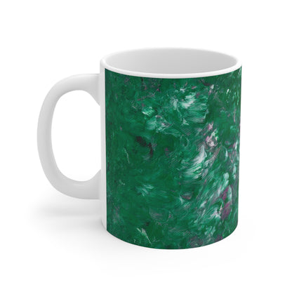 'Woodland Blooms' Abstract Mug 11oz