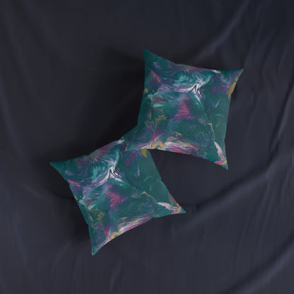 'Floral Utopia' Cushion / Square Pillow