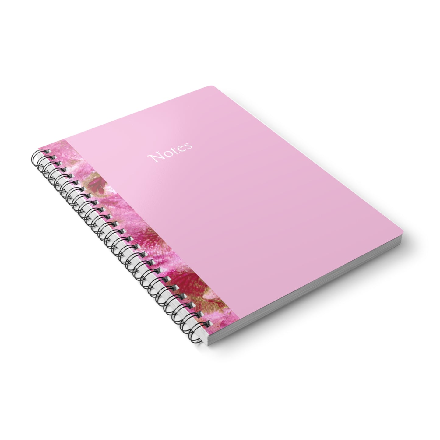 'Petunias' Wirobound Softcover Notebook, A5