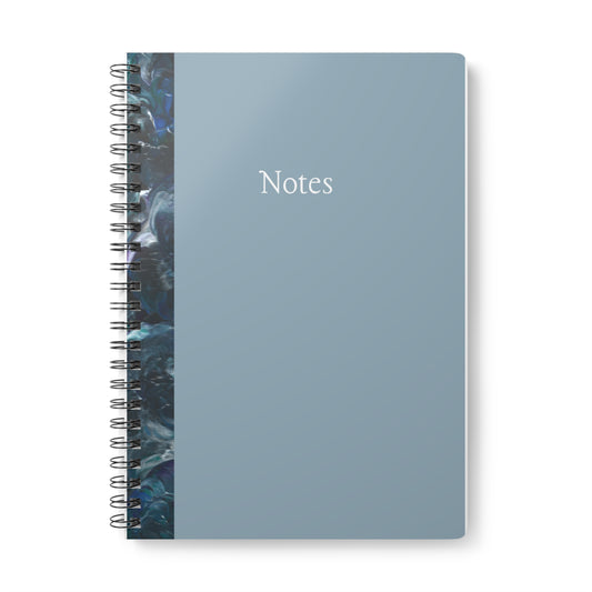 'Ocean Deep' Wirobound Softcover Notebook, A5