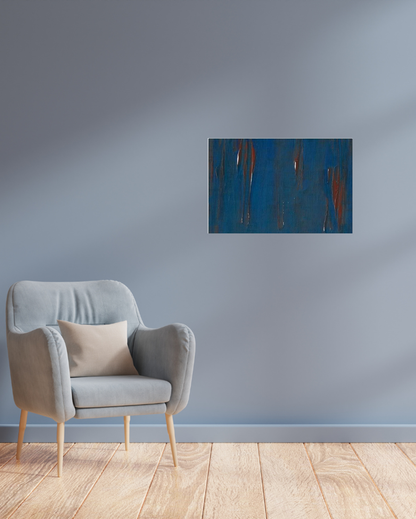 'Molten Flow' Abstract Canvas Art 40X60 cm
