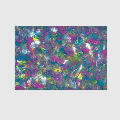 'Flower Show' Abstract Canvas Art 40x60 cm