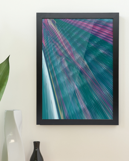 'Futuristic' Framed A3 Abstract Giclée Fine Art Print
