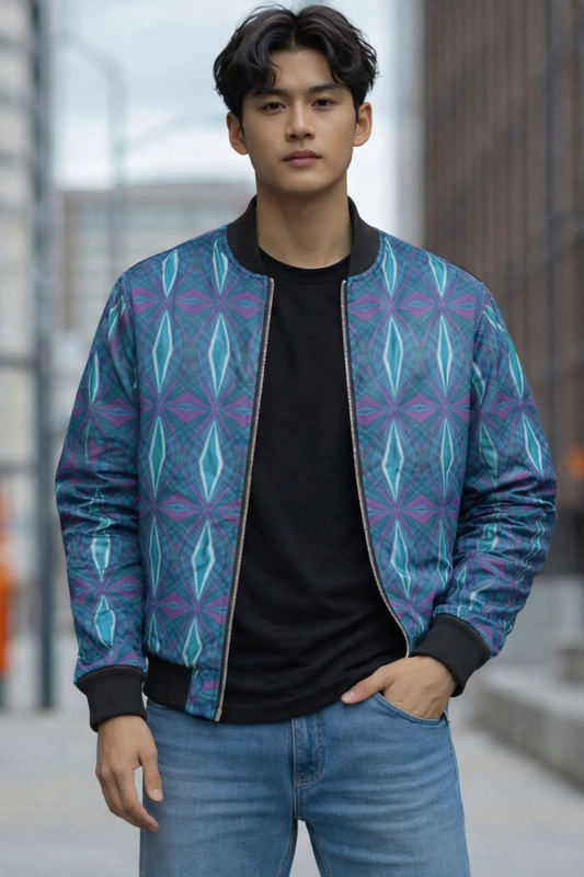 'Futuristic' Men's Bomber Jacket